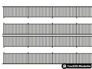 Art-Nr. 14011 - Brückengeländer - Höhe ca. 5mm - 9 Elemente á 8cm