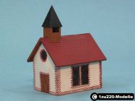 Art-Nr. 17003 - Kleine Kapelle mit genauerten Ecken und Kunststoffdach
